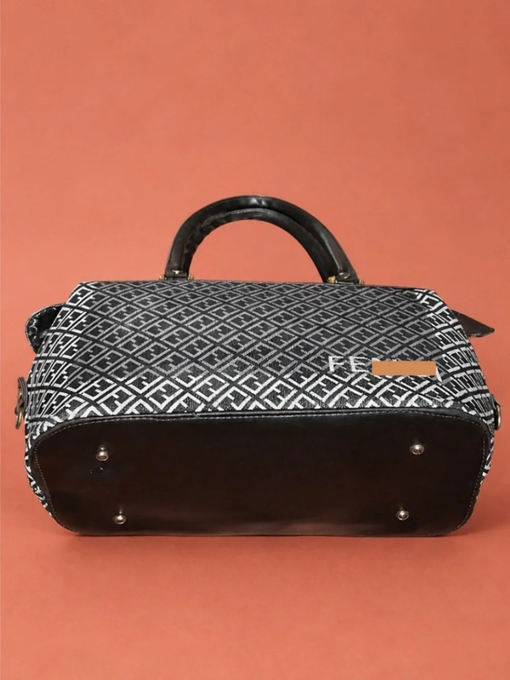 Source Unknown Monogram Top-Handle Satchel